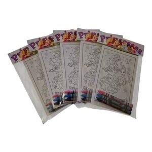 Princess Coloring Book Set with Crayons